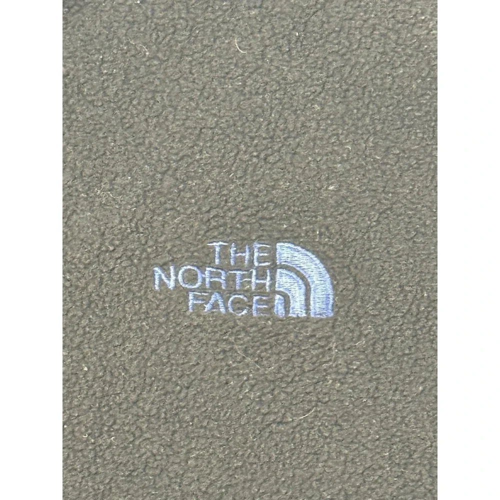 Vtg The North Face TNF Polartec Fleece Vest Full Zip Black‎ Mens L  Made in USA